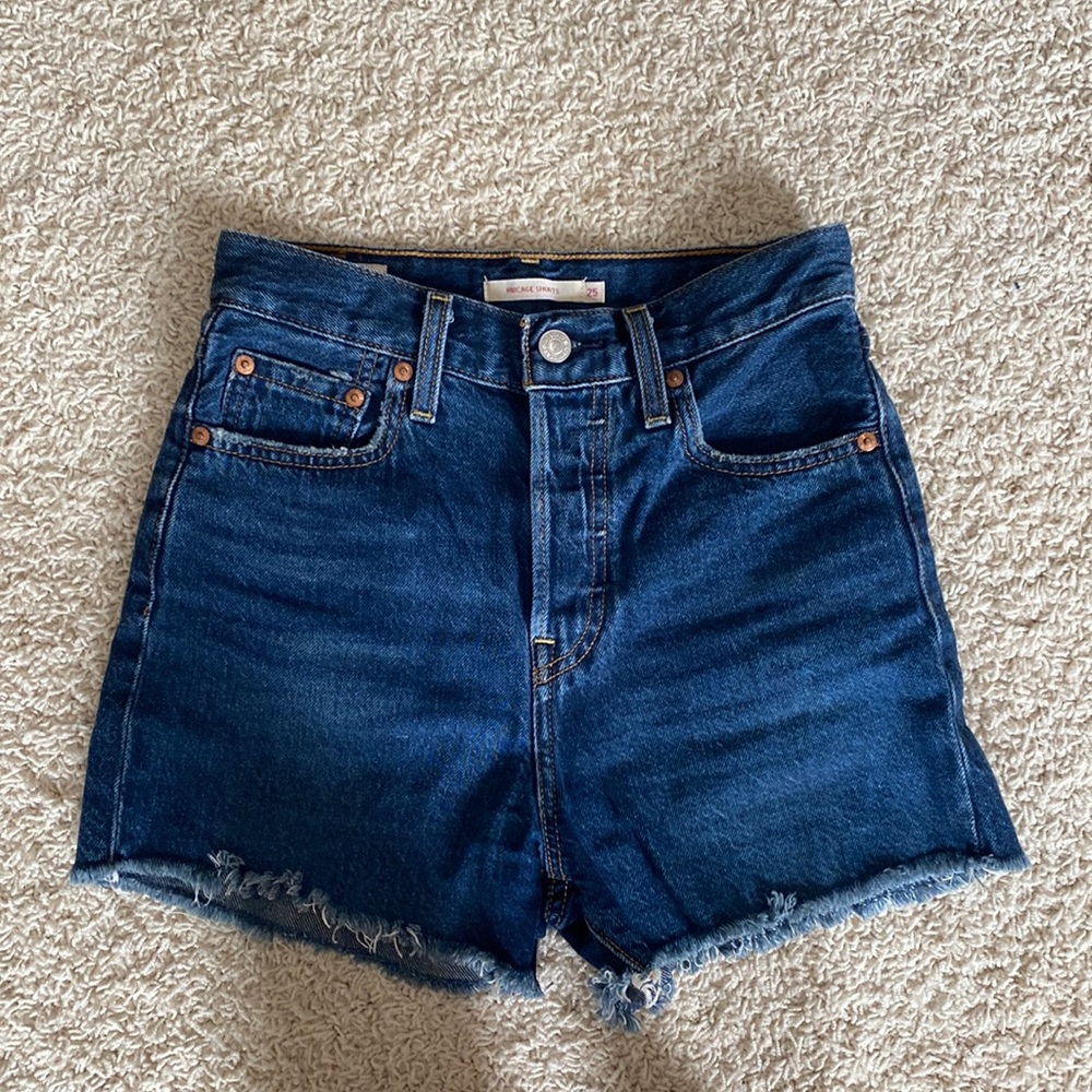 Levi’s Ribcage Denim Shorts